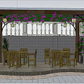 Roof Garden Design Featuring Pool Lotus Flower Rock Formations Waterfall and Pavilion