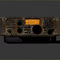 Camouflage Designed Television with Digital Display Screen and Microphone Accessory
