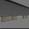 Elegant Luxury Jewelry Store Interior With Glass Display Counters And Lighting