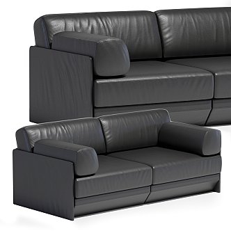 Modern Other Sofa Folding Leather Desede de sede 3d model