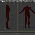 Black Fitted Bodysuit With Structured Shoulder Armor And Sci Fi Combat Design