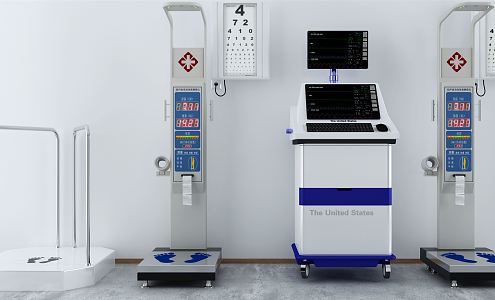 Modern Medical Equipment 3d model