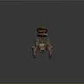 Mech Warrior Mech Soldier Machine Battlearm Mechanical Battlearm Machine Fighter Robot 3d model