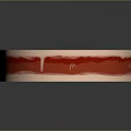 Fresh Raw Meat Piece With Juicy Marbled Texture And Red White Color Ready To Cook