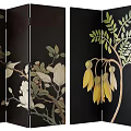 new chinese style screen 3d model
