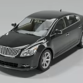 Black Sedan Car With Sleek Body Design Chrome Grille And Silver Alloy Wheels