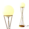 Modern floor lamp 3d model
