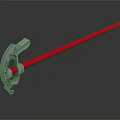 High Quality Claw Hammer With Red Handle And Silver Metal Head For DIY Tasks