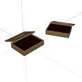 Brown Open Storage Boxes With Multiple Compartments For Organizing Items