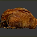 Freshly Baked Golden Croissant With Flaky Layers And Buttery Texture