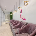 Stylish Beauty Hair Salon Interior With Plush Chairs And Modern Decor Elements