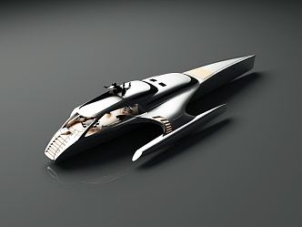 Modern Yacht 3d model