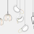 Modern chandelier 3d model