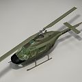 Modern Helicopter 3d model