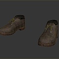 Cotton Shoes Warm Shoes Cold-proof Shoes Realistic 3d model