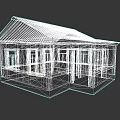 Detached House With Wooden Exterior Gray Roof Windows And Stone Base