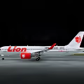 Lion Air Passenger Airliner With White Red Livery And World Class Branding