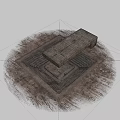 Ancient Stone Structure With Layered Slabs And Arranged Patterns In Archaeological Site