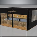 PRINCE TOUT AND CO Storefront Building Black Exterior With Glass Windows Interior Bar Counter