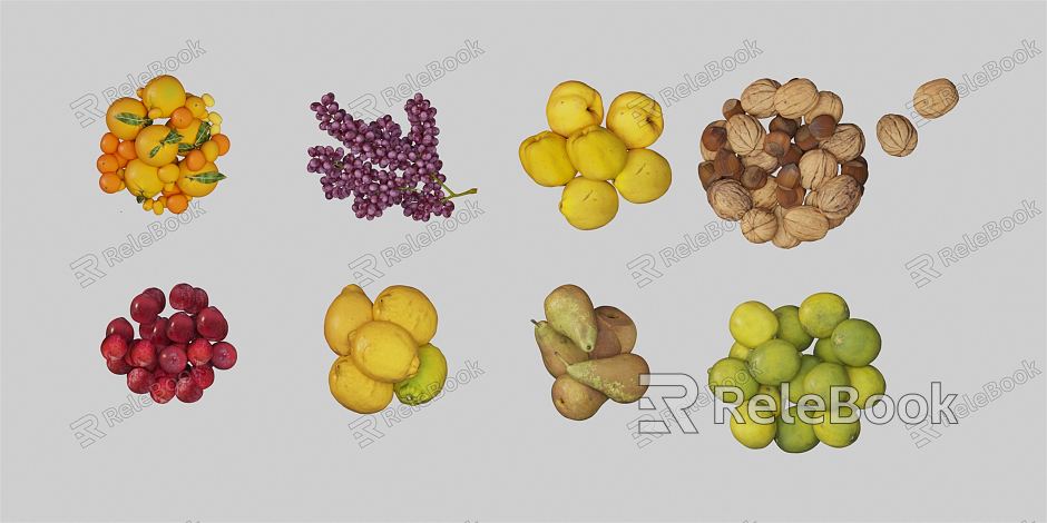 Modern Fruit Fruit Vegetables model