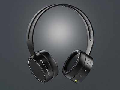 Modern Headphones Headset model