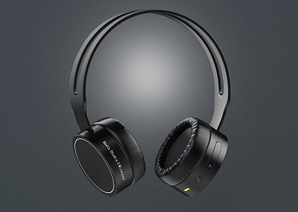 Modern Headphones Headset 3d model