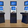 Commercial Equipment Self Service Kiosks With Colorful Interactive Screens For Business