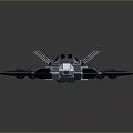 Modern Bomber Sci-Fi Bomber 3d model
