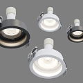 Modern Minimalist Downlight Spotlight Exhibition Downlight Exhibition Spotlight 3d model