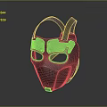 Black And Gray Protective Mask With Modern Design For Daily Household Use