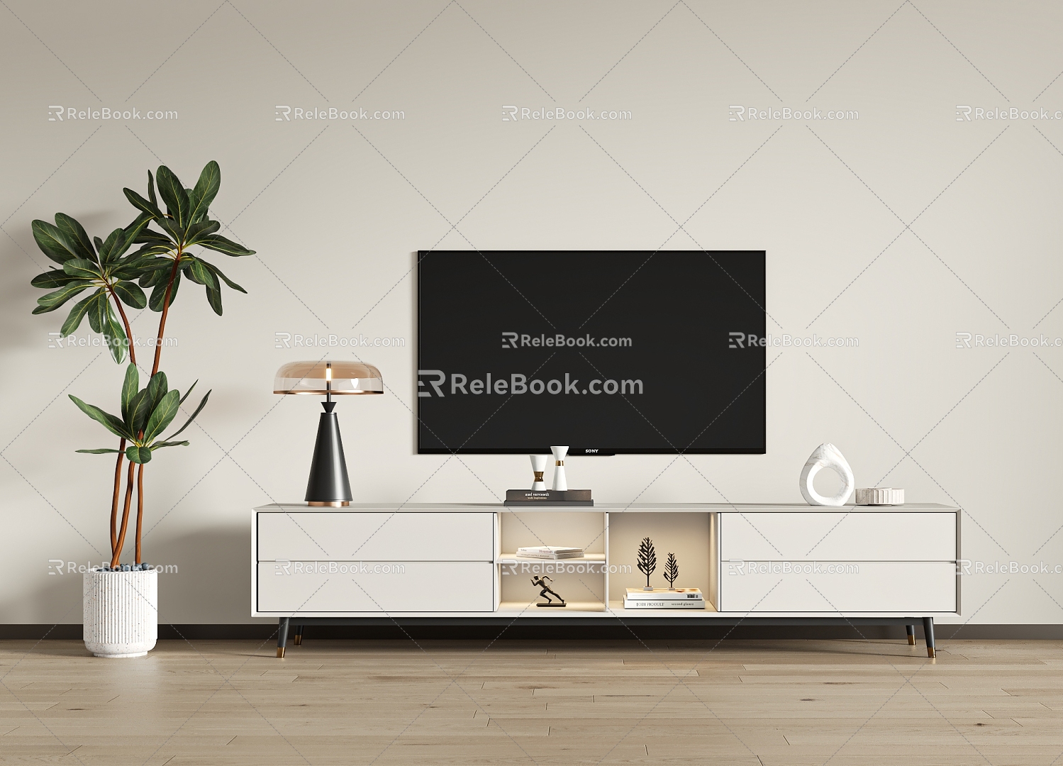 Modern TV Cabinet 3d model