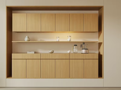 Modern Minimalist Sideboard Minimalist Sideboard Decoration Finished Sideboard Embedded Sideboard 3d model