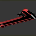 High Quality Red Pipe Wrench As Essential Hardware Tool For Plumbing And Repair Work