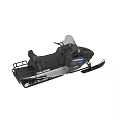 Polaris And NordicTrack Snowmobile Design With Seats Windshield And Tracks