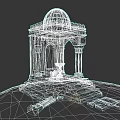 Ancient Stone Architecture With Dome Arches Intricate Carvings And Steps