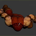 Muscular Man In Red Costume Standing In Powerful 3D Rendered Superhero Pose