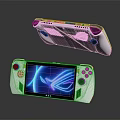 Modern game machine ASUS motherboard electronic chicken palm game machine 3d model