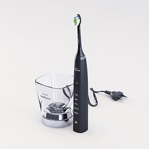 Modern electric toothbrush 3d model