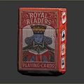 Royal Readers Playing Cards with Vintage Design for Classic Card Entertainment