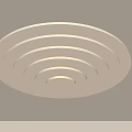 Modern Round Ceiling Light With Multiple Circular Rings And Soft Illumination