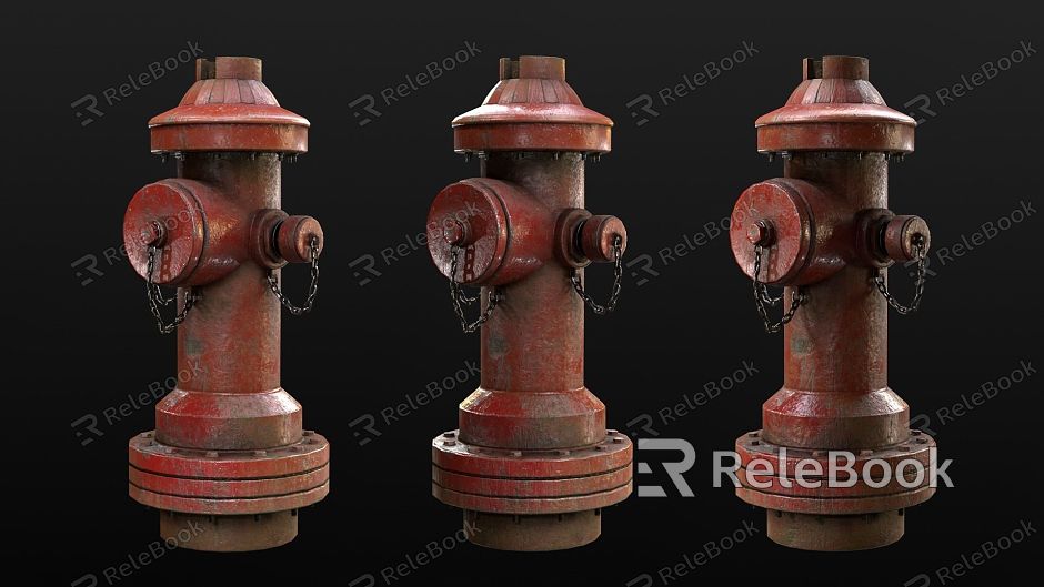 modern fire hydrant model