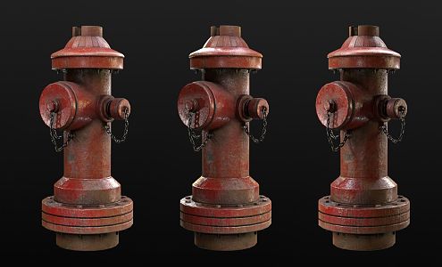 modern fire hydrant 3d model