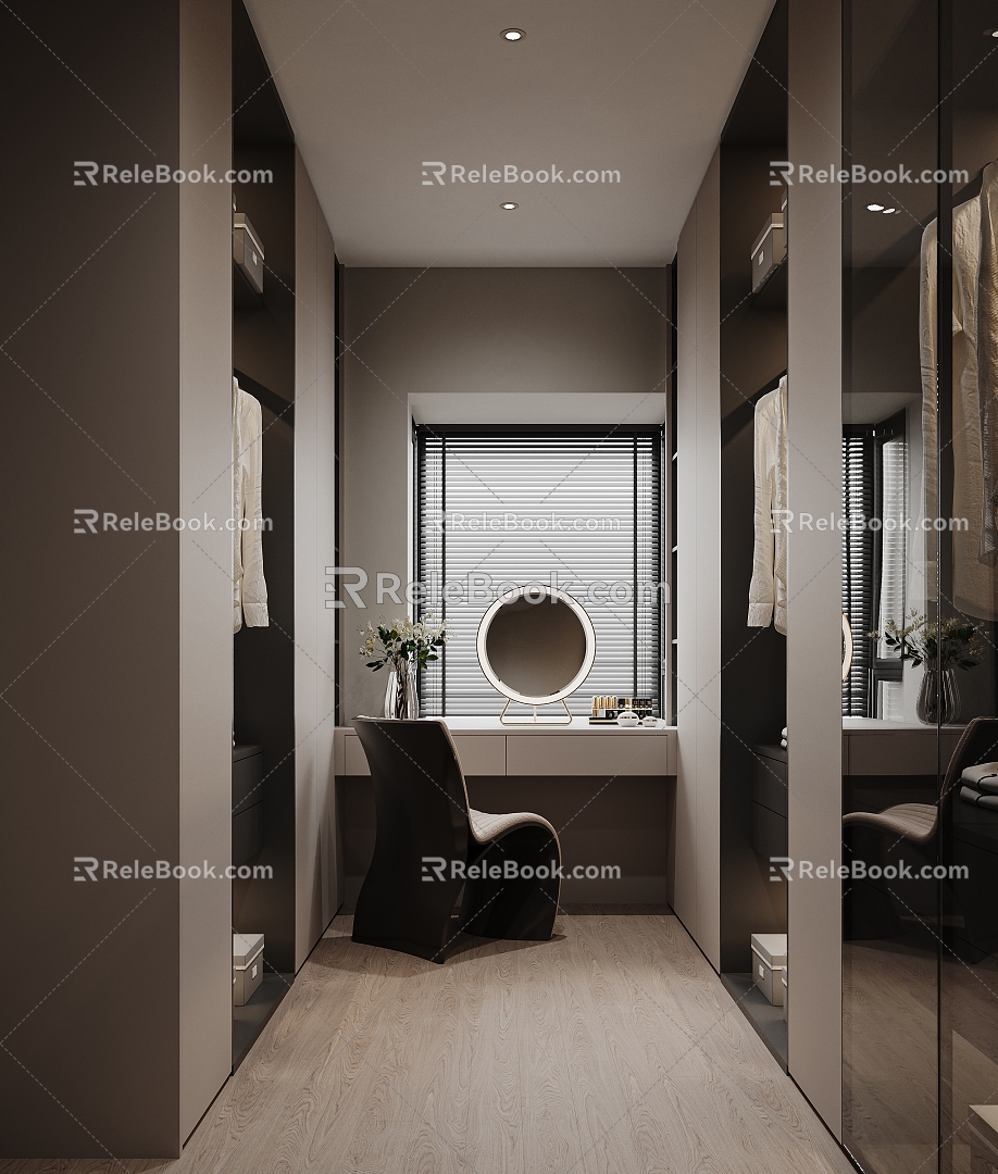 Modern Cloakroom 3d model