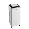 White Portable Household Electrical Appliance Air Conditioner With Digital Display And Wheels