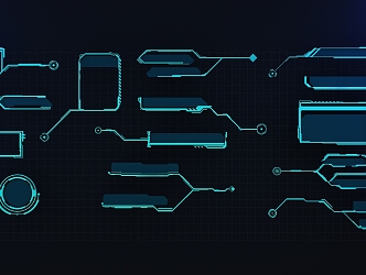 elements of modern science and technology 3d model