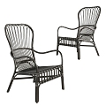 Outdoor Chair Rattan Outdoor Chair Leisure Chair Rattan Chair 3d model