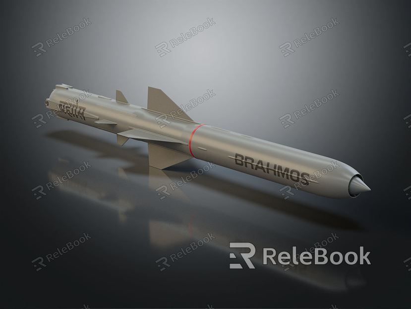 modern missile Brahmos missile model