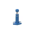 Blue Adjustable Support Column Device With Base And Top Mounting Component