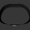 Stylish Black Denim Belt With Metal Buckle For Daily Casual Wear