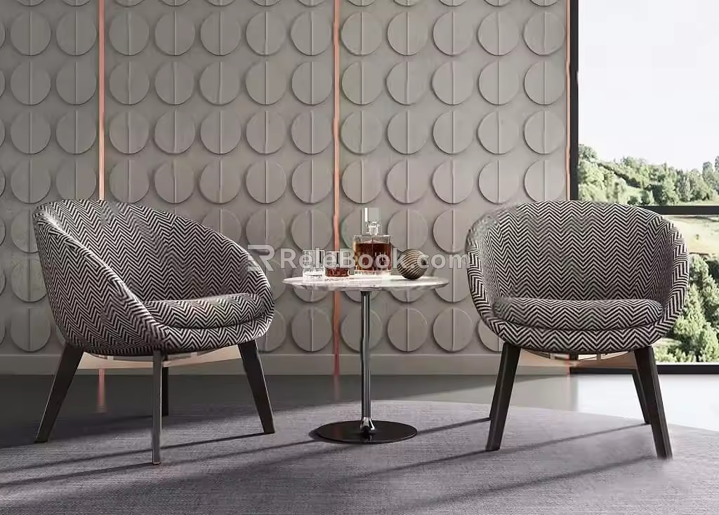 Leisure sofa combination 3d model